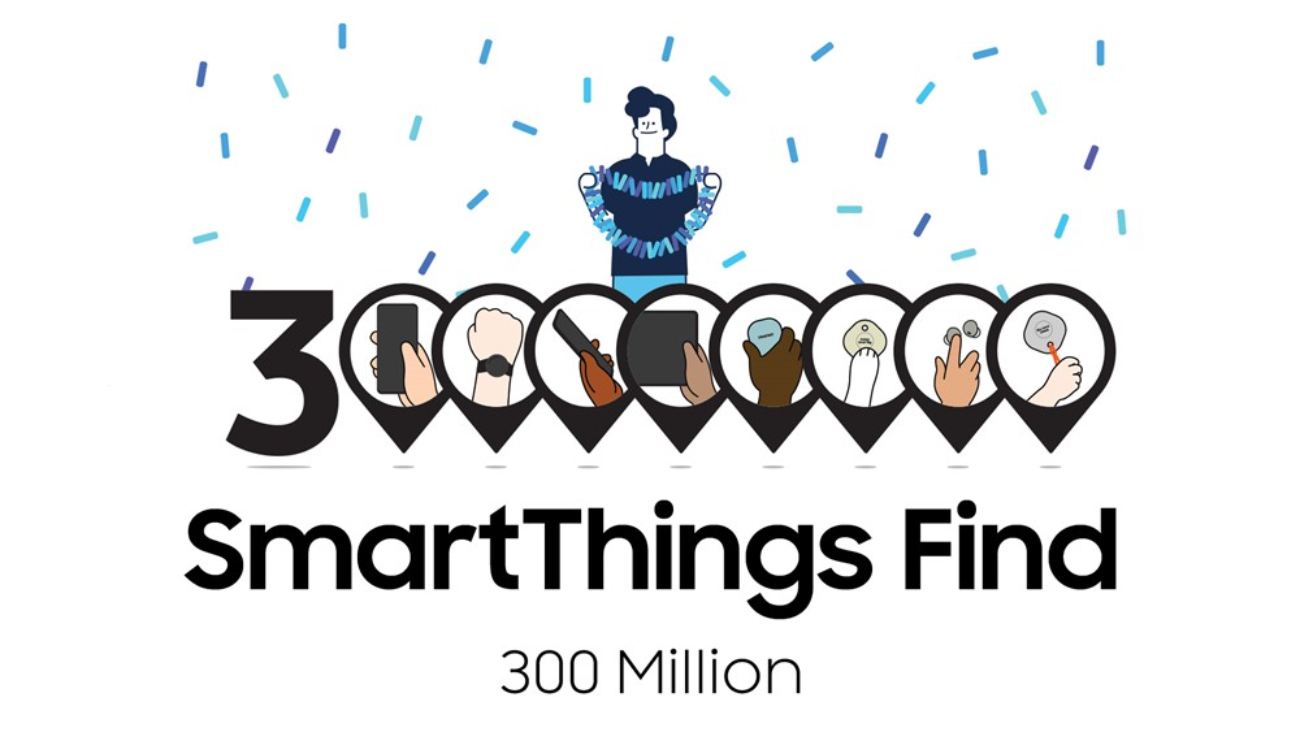 SmartThings Find da Samsung com 300 Milhões de Nós Registados